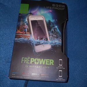 LIFEPROOF Fre Power Battery Case For Iphone 6/6S - New - Waterproof, Rugged.